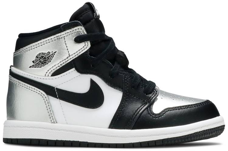 Best Replica Air Jordan 1 Retro High OG TD  Silver Toe  CU0450-001 - Colareps