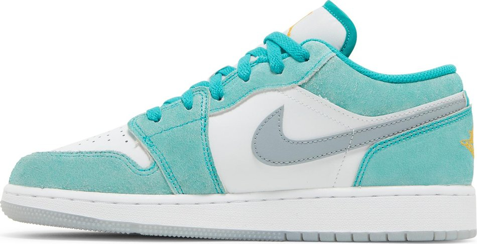 Best Replica Air Jordan 1 Low SE GS  New Emerald  DO8244-301 - Colareps