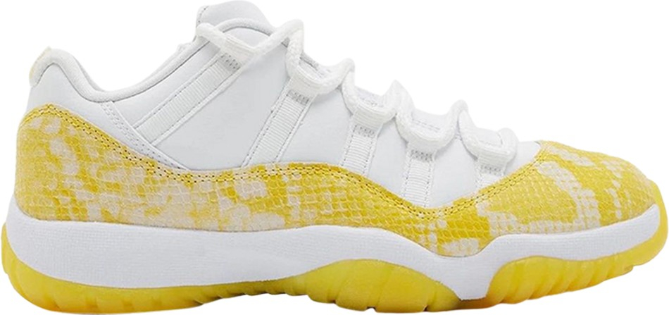 Best Replica Air Jordan 11 Low  Yellow Snakeskin  AH7860-107 - Colareps