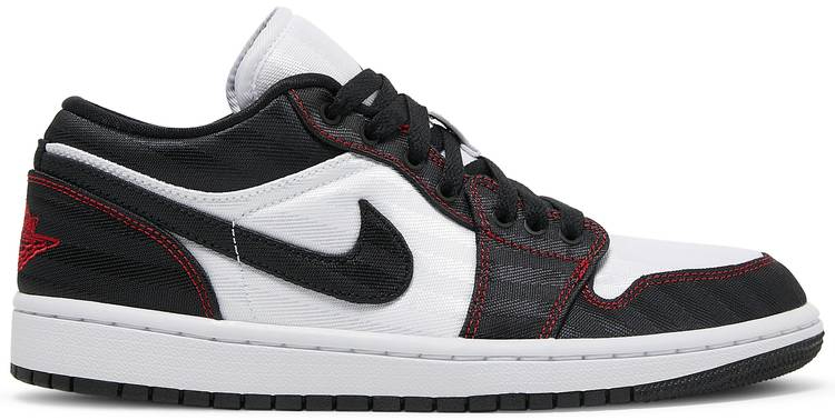 Best Replica Wmns Air Jordan 1 Low SE Utility  White Black Red  DD9337-106 - Colareps