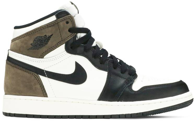 Best Replica Air Jordan 1 Retro High OG GS  Dark Mocha  575441-105 - Colareps