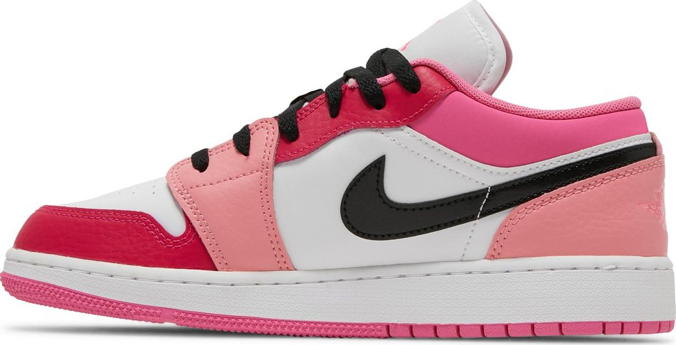 Best Replica Air Jordan 1 Low GS  White Pinksicle  553560-162 - Colareps