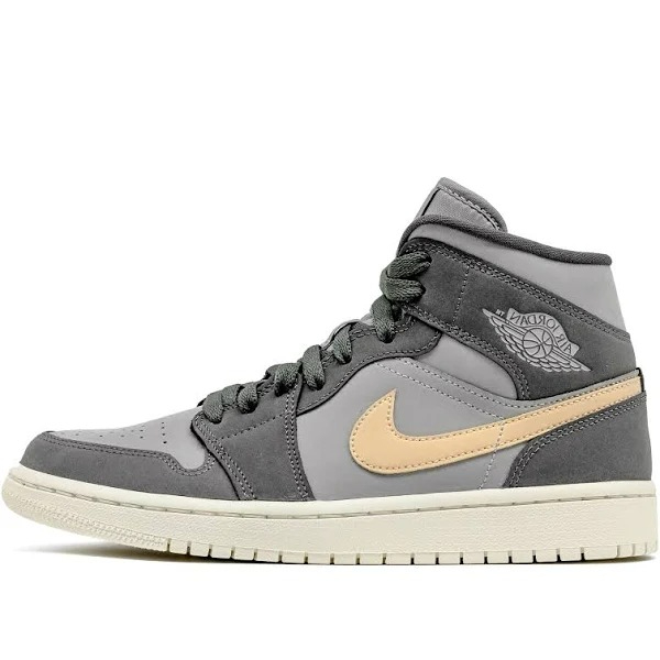 Best Replica Wmns Air Jordan 1 Mid  Iron Grey Onyx  BQ6472-020 - Colareps