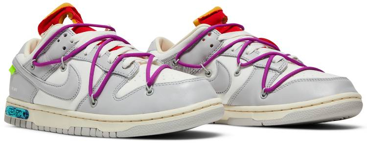 Best Replica Off-White x Dunk Low  Lot 45 of 50  DM1602-101 - Colareps