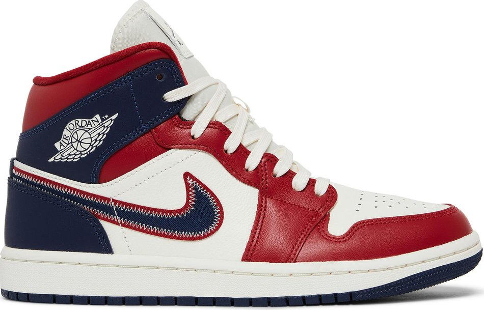 Best Replica Wmns Air Jordan 1 Mid SE  USA  2022 DQ7648-600 - Colareps