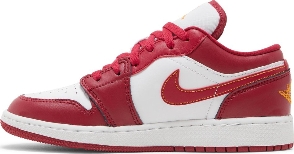 Best Replica Air Jordan 1 Low GS  Cardinal  553560-607 - Colareps