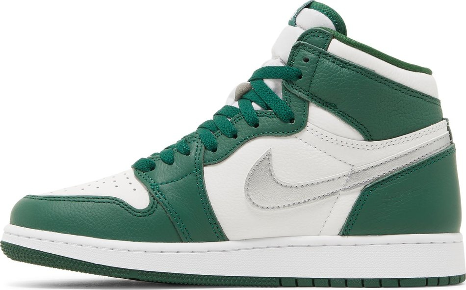 Best Replica Air Jordan 1  Retro High OG GS  Gorge Green  575441-303 - Colareps