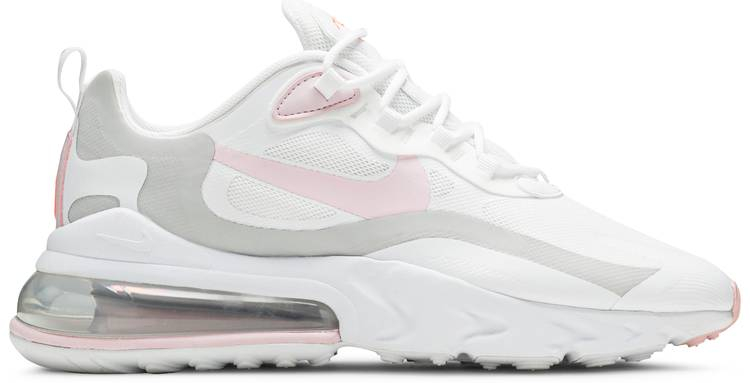 Best Replica Wmns Air Max 270 React  White Pink Foam  CZ0372-101 - Colareps