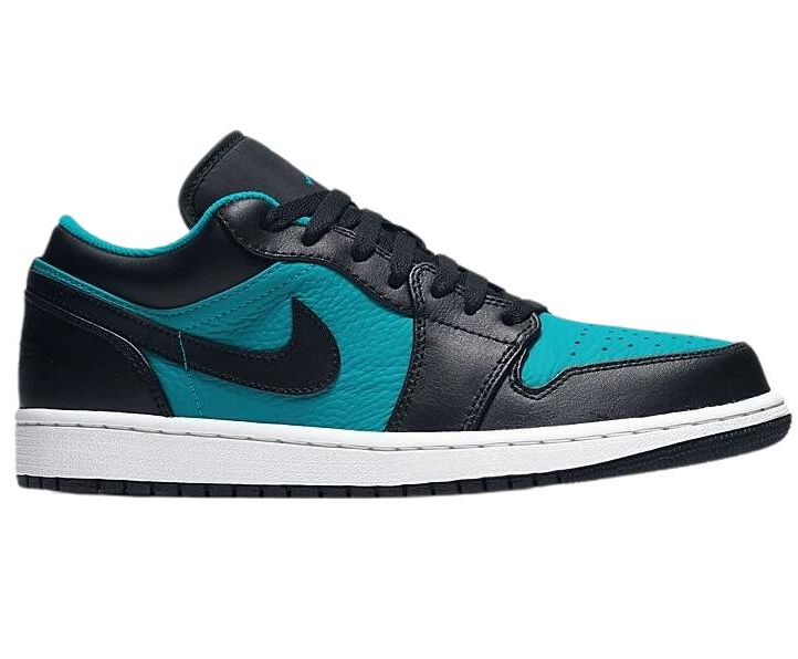 Best Replica Air Jordan 1 Low LT Blue Black Green 553558-026 - Colareps