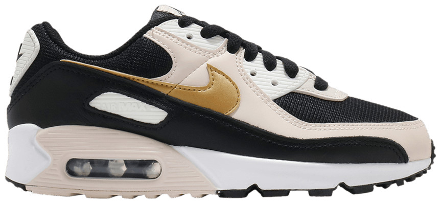 Best Replica Wmns Air Max 90  Black Metallic Gold  DB9578-001 - Colareps