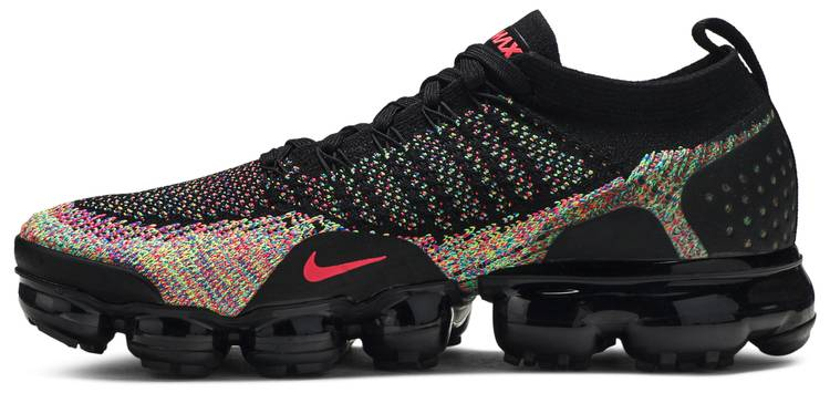 Best Replica Air VaporMax Flyknit 2  Black Multi-Color  942842-017 - Colareps