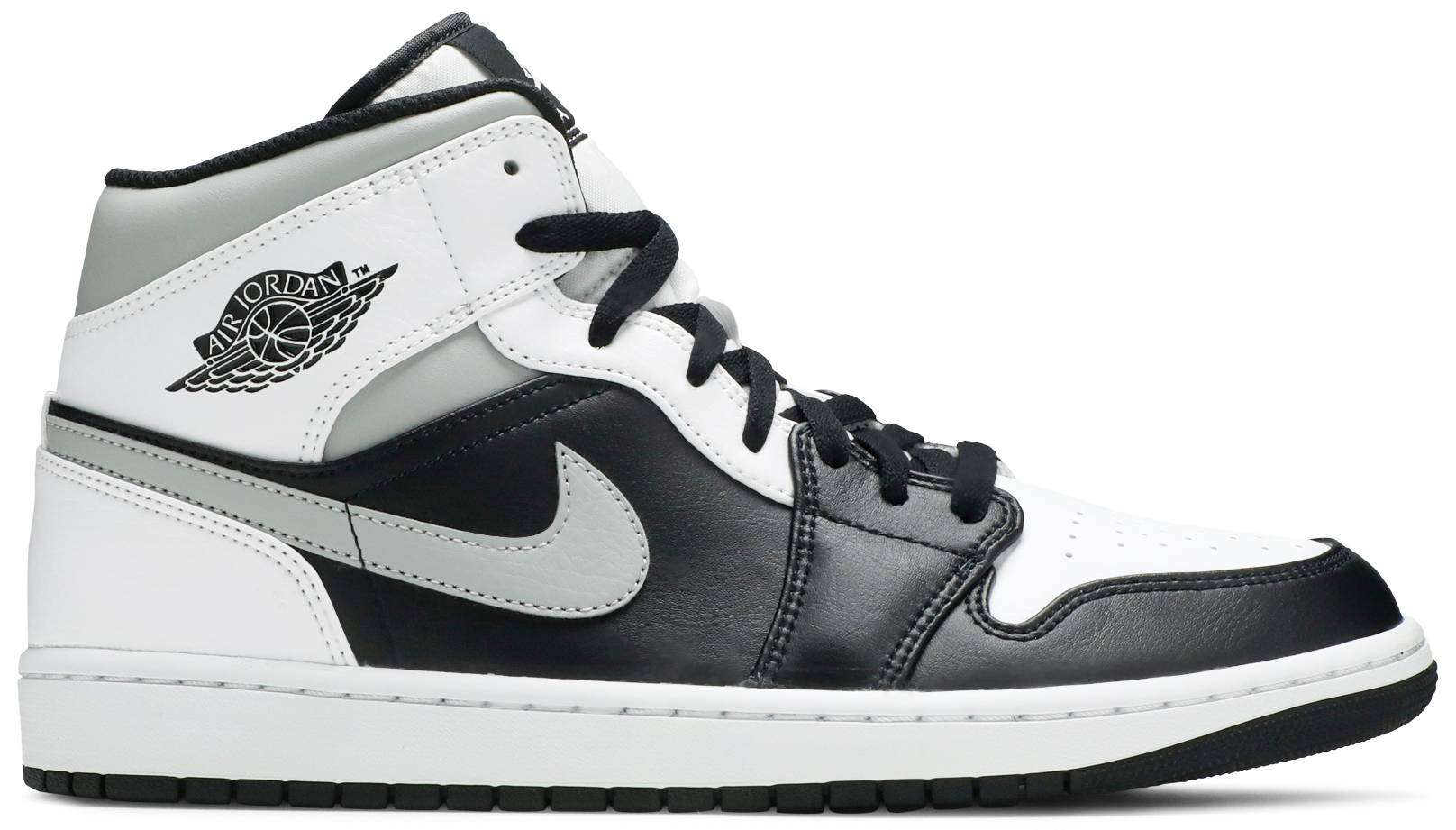 Best Replica Air Jordan 1 Mid  White Shadow  554724-073 - Colareps