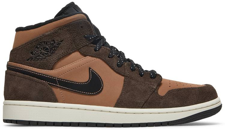 Best Replica Air Jordan 1 Mid SE  Dark Chocolate  DC7294-200 - Colareps