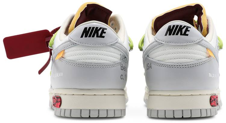 Best Replica Off-White x Dunk Low  Lot 08 of 50  DM1602-106 - Colareps