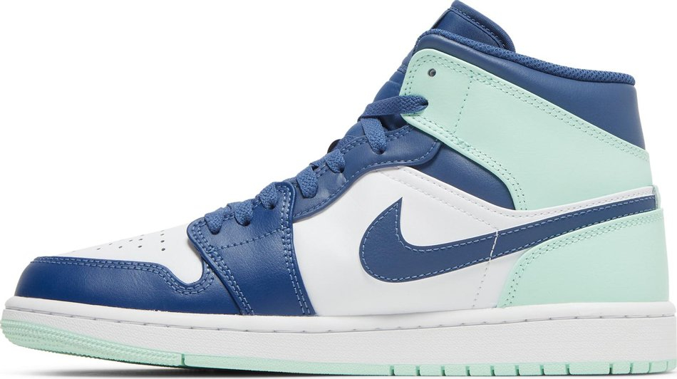 Best Replica Air Jordan 1 Mid  Blue Mint  554724-413 - Colareps