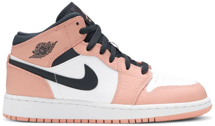 Best Replica Air Jordan 1 Mid  Pink Quartz  555112-603 - Colareps