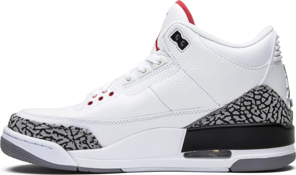 Best Replica Air Jordan 3 Retro  White Cement  2011 136064-105 - Colareps