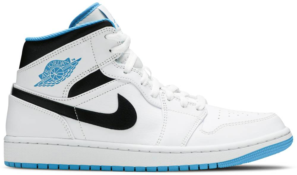 Best Replica Air Jordan 1 Mid  Laser Blue  554724-141 - Colareps