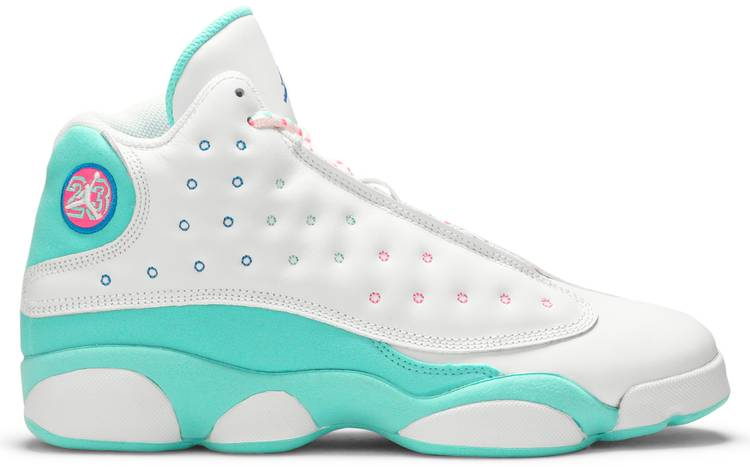 Best Replica Air Jordan 13 Retro  Aurora Green  439358-100 - Colareps