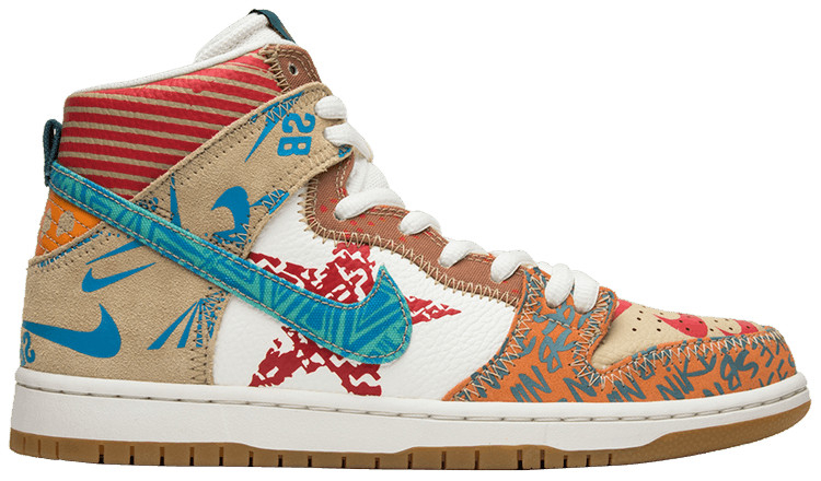 Best Replica Thomas Campbell x SB Dunk High  What The  918321-381 - Colareps