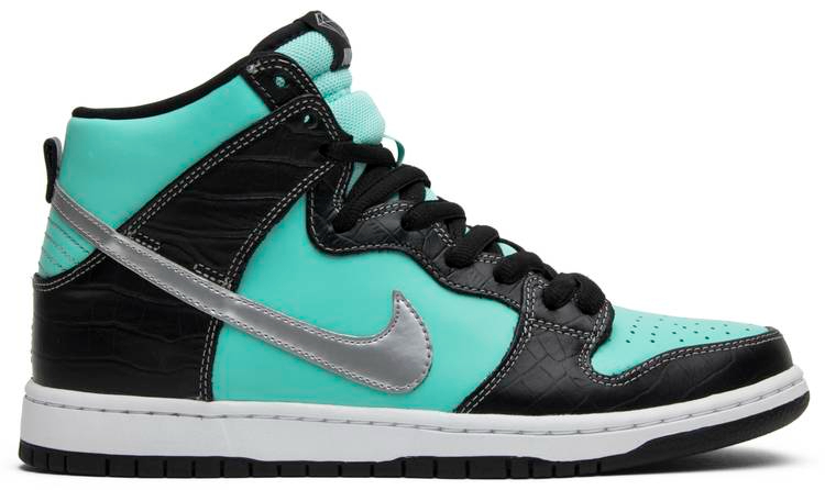 Best Replica Diamond Supply Co. x Dunk High Premium SB  Tiffany  653599-400 - Colareps