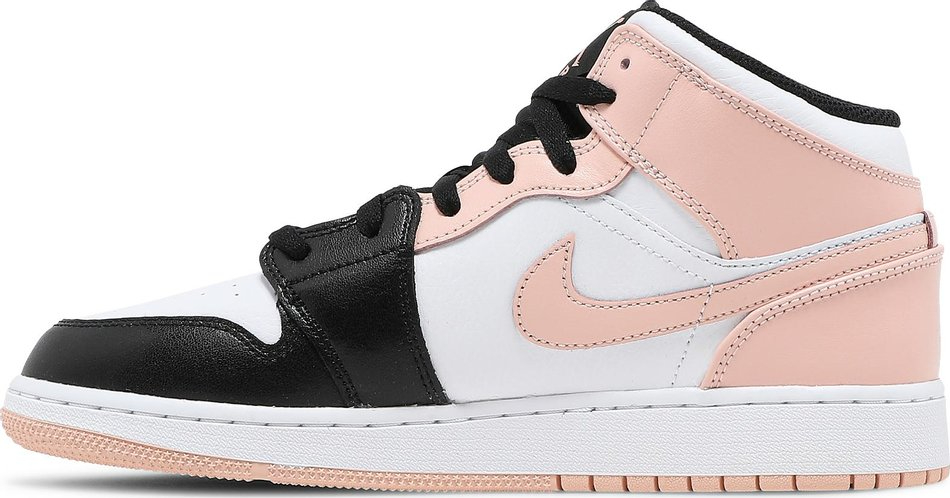 Best Replica Air Jordan 1 Mid GS  Crimson Tint  554725-133 - Colareps
