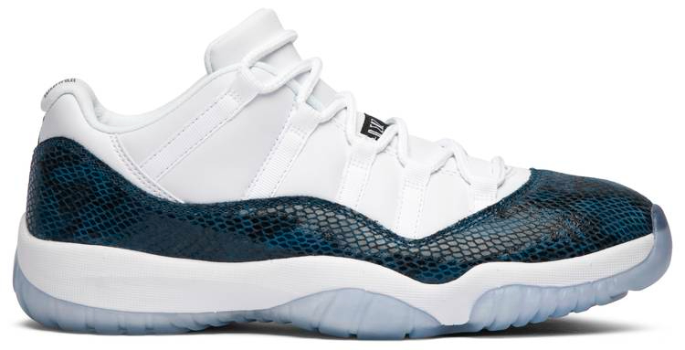 Best Replica Air Jordan 11 Retro Low  Navy Snakeskin  2019 CD6846-102 - Colareps