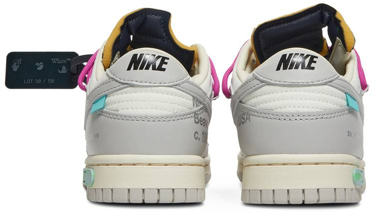 Best Replica Off-White x Dunk Low  Lot 30 of 50  DM1602-122 - Colareps