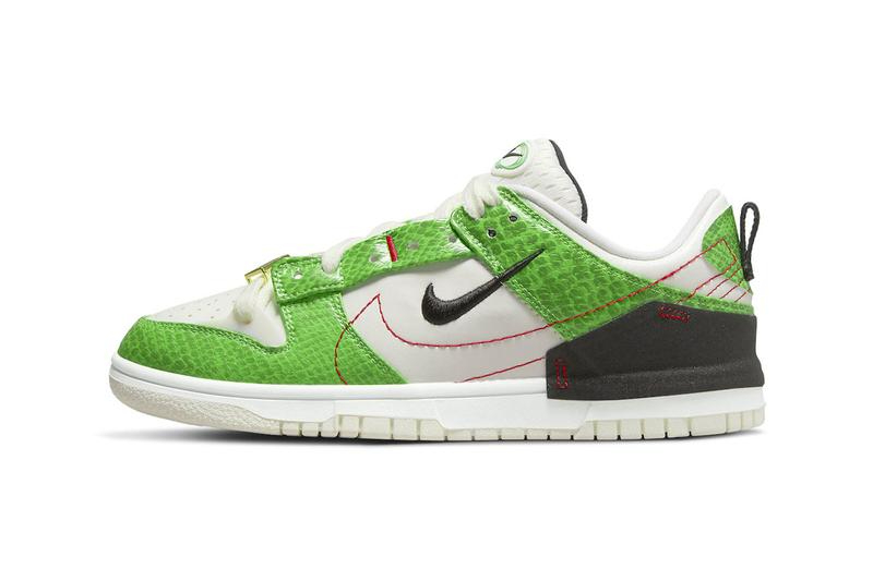 Best Replica Wmns Dunk Low Disrupt 2  Green Snakeskin  DV1491-101 - Colareps