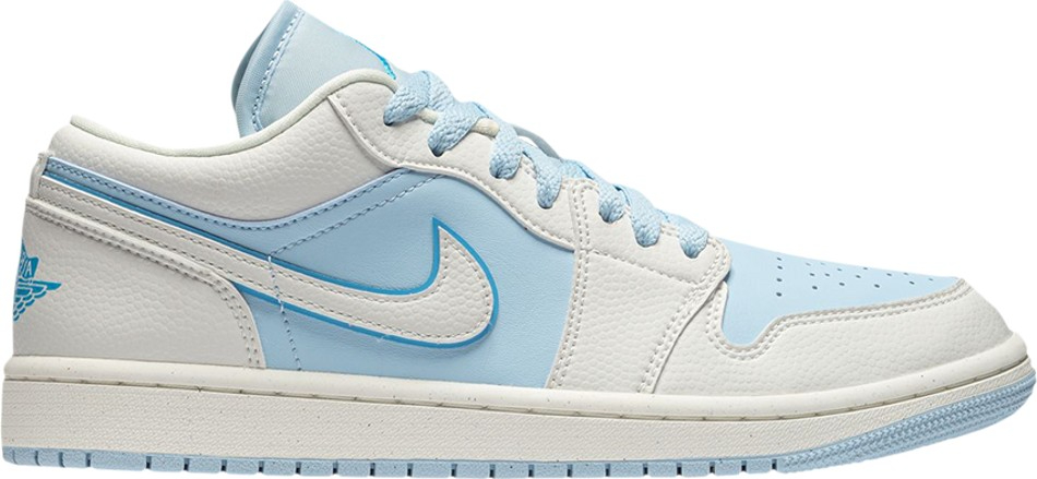 Best Replica Wmns Air Jordan 1 Low SE  Reverse Ice Blue  DV1299-104 - Colareps