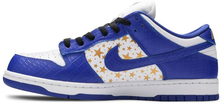Best Replica Supreme x Dunk Low OG SB QS  Hyper Royal  DH3228-100 - Colareps