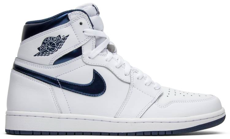 Best Replica Air Jordan 1 Retro High OG  Metallic Navy  555088-106 - Colareps