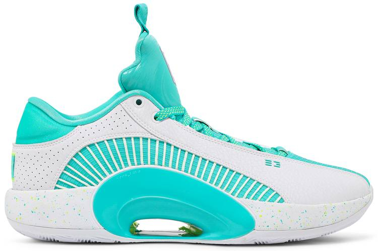 Best Replica Guo Ailun x Air Jordan 35 Low PF  Jade  DJ2994-100 - Colareps