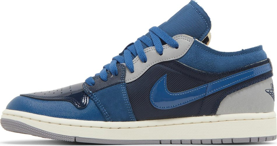 Best Replica Air Jordan 1 Low SE Craft  Inside Out   Obsidian  DR8867-400 - Colareps