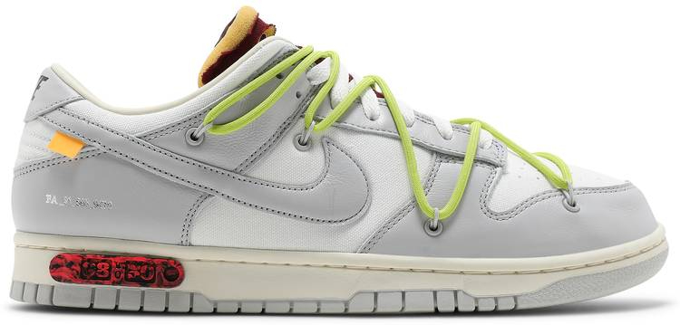 Best Replica Off-White x Dunk Low  Lot 08 of 50  DM1602-106 - Colareps