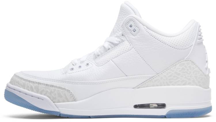 Best Replica Air Jordan 3 Retro  Triple White  136064-111 - Colareps