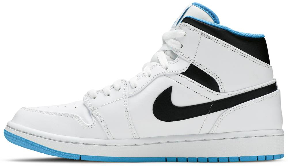 Best Replica Air Jordan 1 Mid  Laser Blue  554724-141 - Colareps
