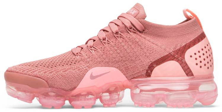 Best Replica Wmns Air VaporMax Flyknit 2  Rust Pink  942843-600 - Colareps