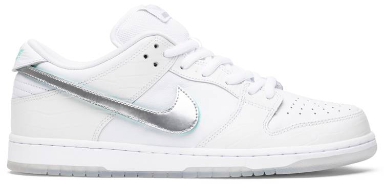 Best Replica Diamond Supply Co. x Dunk Low Pro SB  White Diamond  BV1310-100 - Colareps