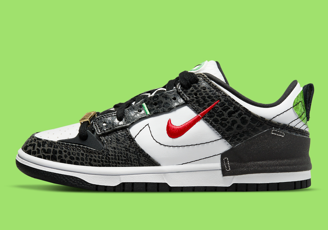 Best Replica Wmns Dunk Low Disrupt 2  Just Do It   Black Snakeskin  DV1490-161 - Colareps