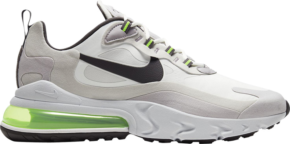 Best Replica Air Max 270 React  White Grey Electric Green  CI3866-100 - Colareps