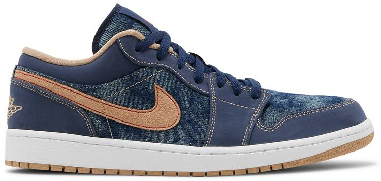 Best Replica Air Jordan 1 Low SE  Denim  DH1259-400 - Colareps