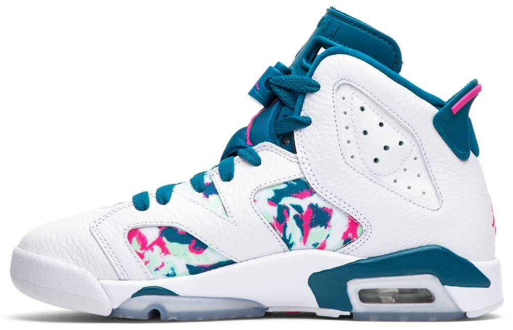 Best Replica Air Jordan 6 Retro GS  Green Abyss  543390-153 - Colareps