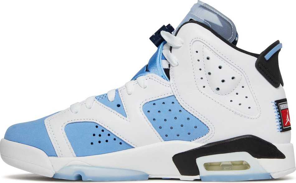Best Replica Air Jordan 6 Retro GS  UNC Home  384665-410 - Colareps
