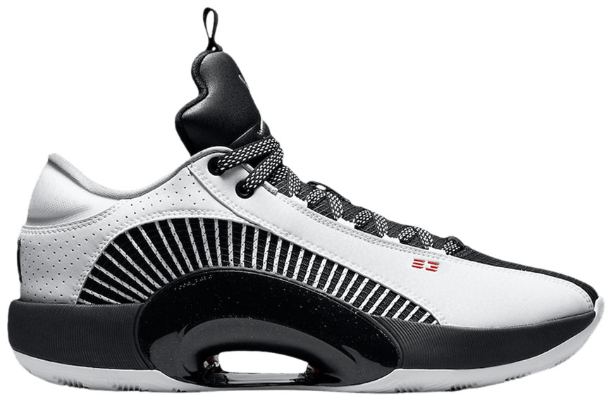 Best Replica Air Jordan 35 Low  White Black  CW2460-101 - Colareps
