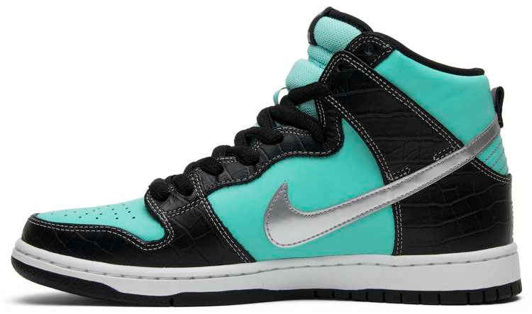 Best Replica Diamond Supply Co. x Dunk High Premium SB  Tiffany  653599-400 - Colareps