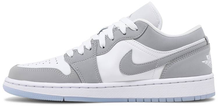 Best Replica Air Jordan 1 Low White Wolf Grey dc0774-105 - Colareps