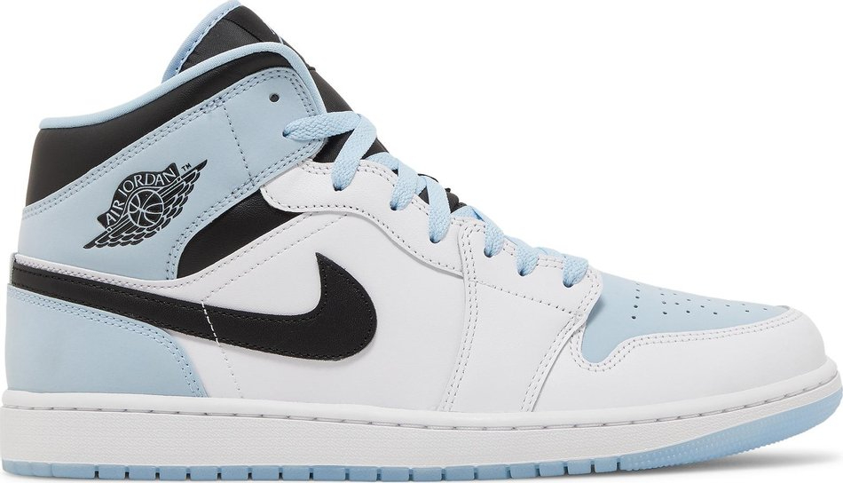 Best Replica Air Jordan 1 Mid SE  White Ice Blue  DV1308-104 - Colareps
