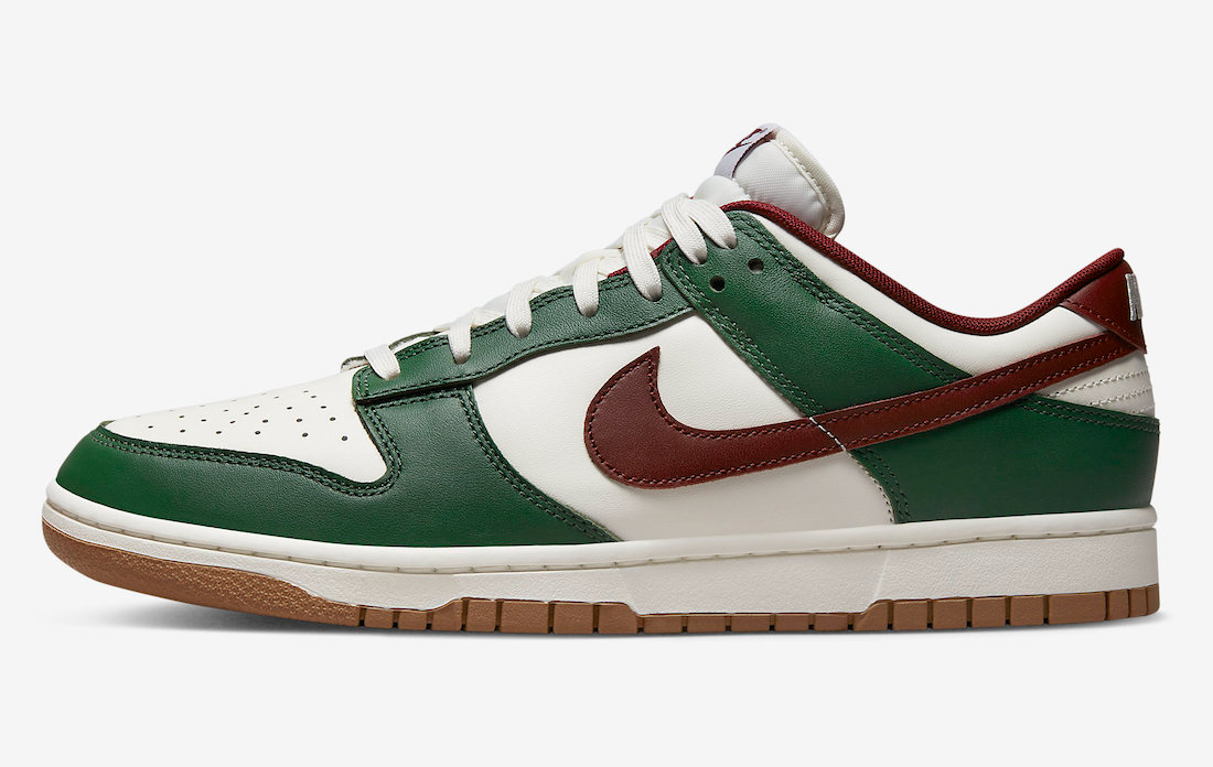Best Replica Dunk Low  Gorge Green Team Red  FB7160-161 - Colareps