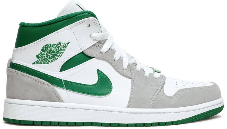 Best Replica Air Jordan 1 Mid SE  Grey Pine Green  DC7294-103 - Colareps